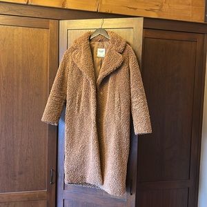 Cozy Teddy long coat
